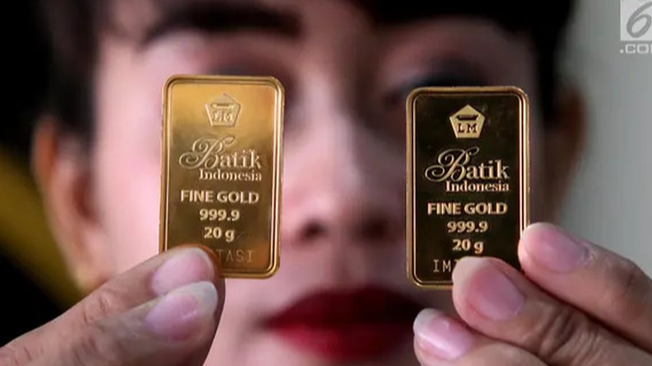 Harga Emas Antam Turun Drastis Rp17.000 Hari Ini, Satu Gram Dijual Segini