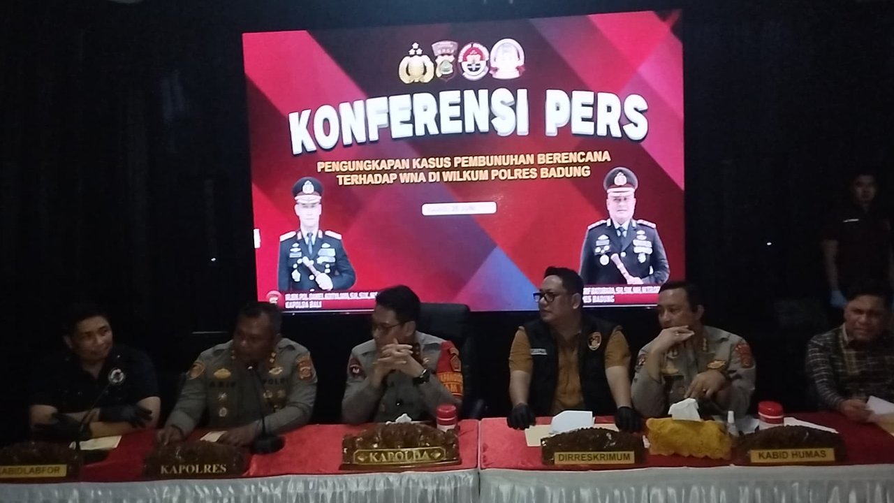 Pelaku penembakan 2 wn australia di Bali