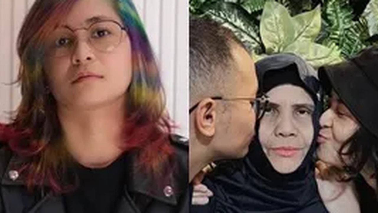 Potret kenangan Mita The Virgin dan ibunda yang telah berpulang. (sumber: Instagram/mitathevirgin)