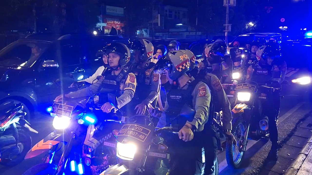 Polisi Razia Besar-besaran di Bandung, Kejar Gerombolan Geng Motor dan Komplotan Preman Bikin Resah