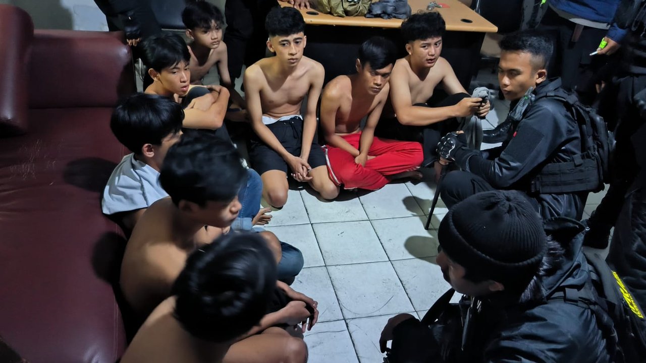 Mau Bikin Onar di Bandung, Gerombolan Geng Motor Ini Ditangkap saat Razia Besar-besaran