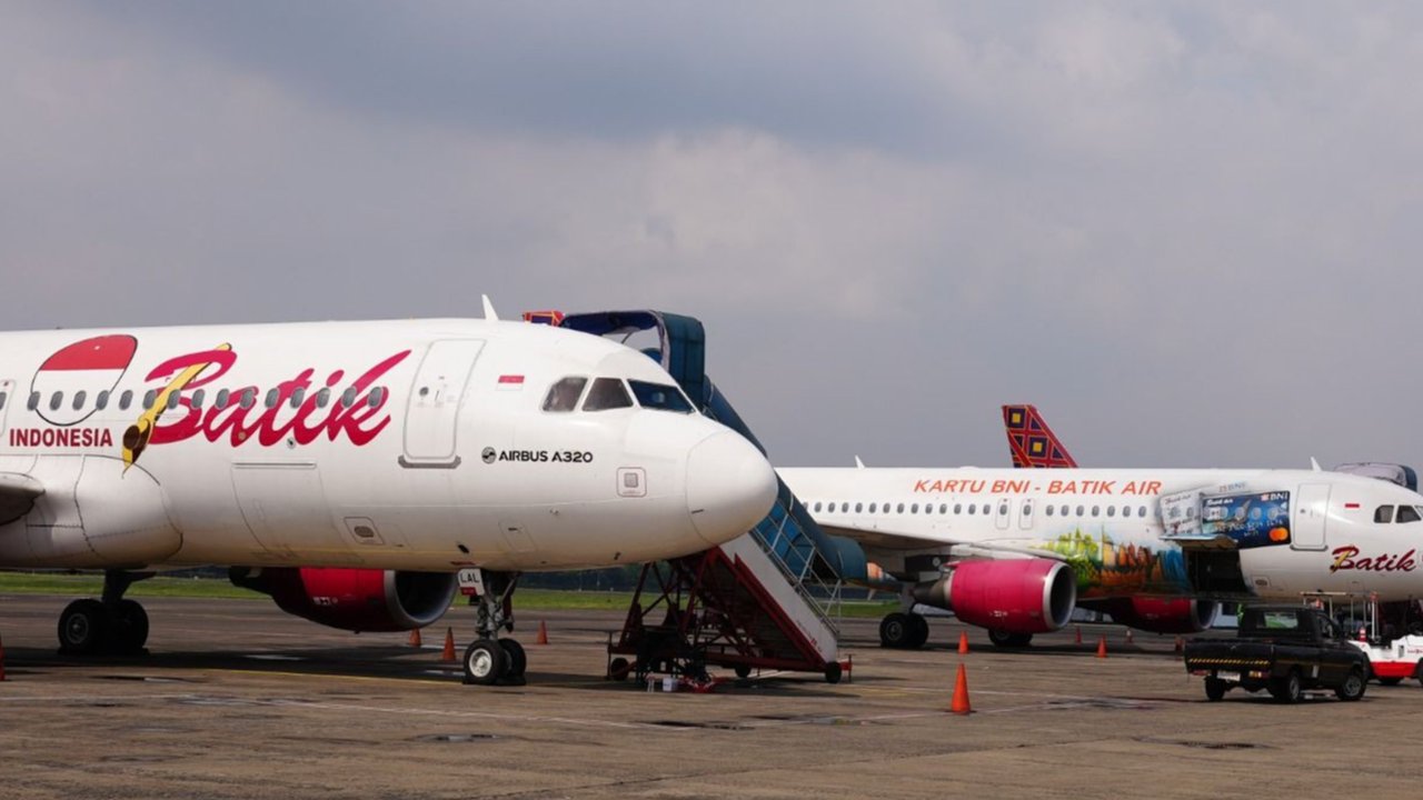 Detik-Detik Batik Air Berusaha Mendarat dengan Ketegangan Maksimal sampai Miring