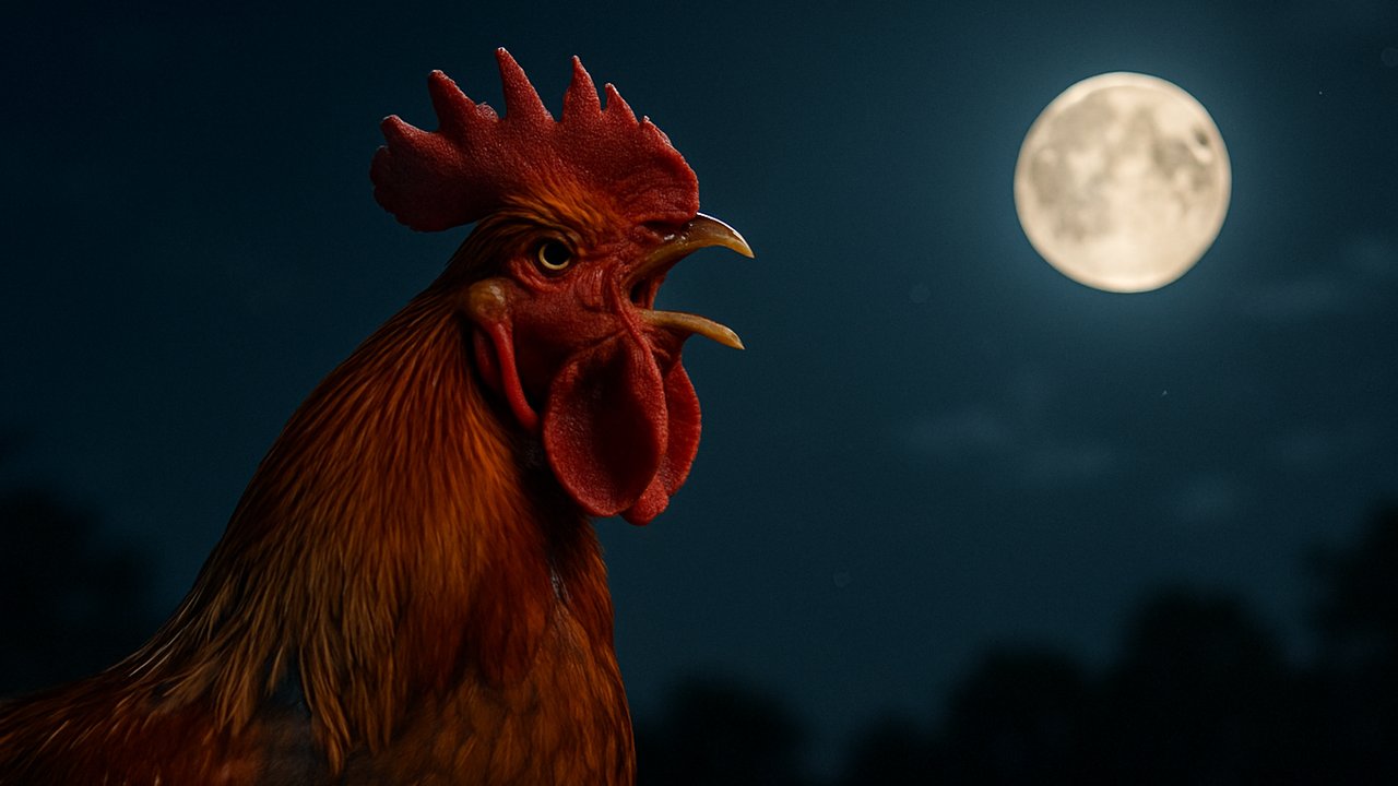 Ini Penyebab Ayam Berkokok Malam Hari, Benarkah Ada Hantu?