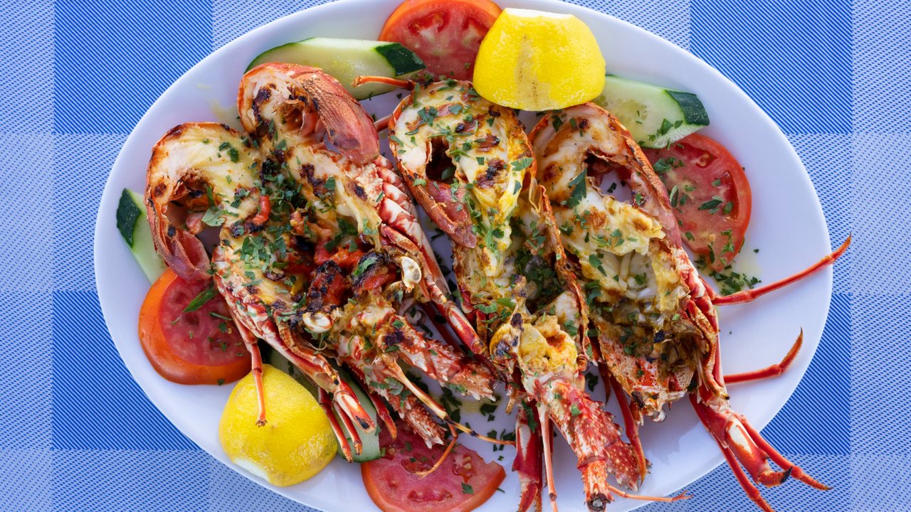 Grilled spicy cajun garlic butter lobster tail recipe.