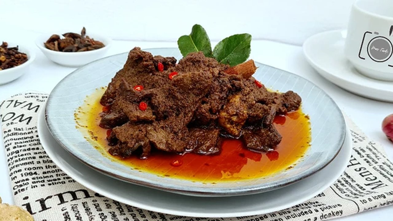 Ilustrasi Rendang Daging