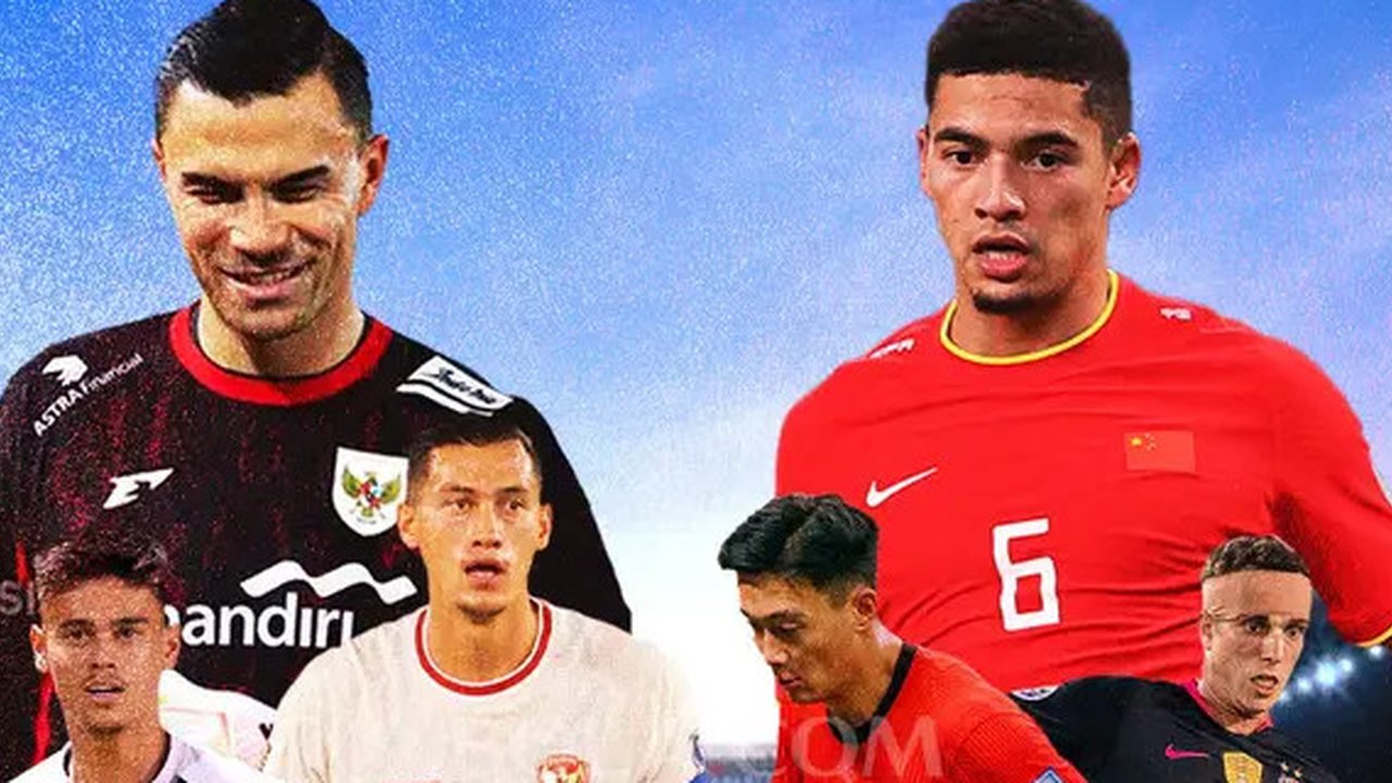 Timnas China - Lei Li, Yuning Zhang, Wenneng Xie (Bola.com/Adreanus Titus)