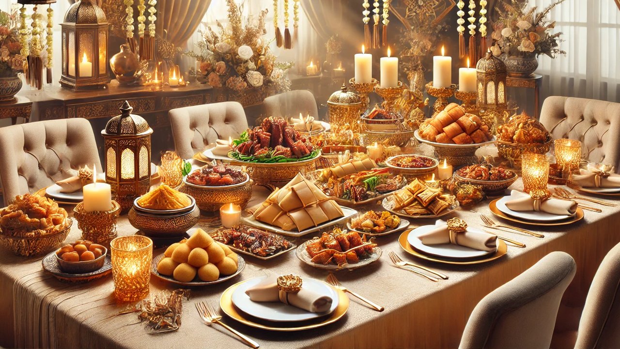 Ilustrasi makanan lebaran