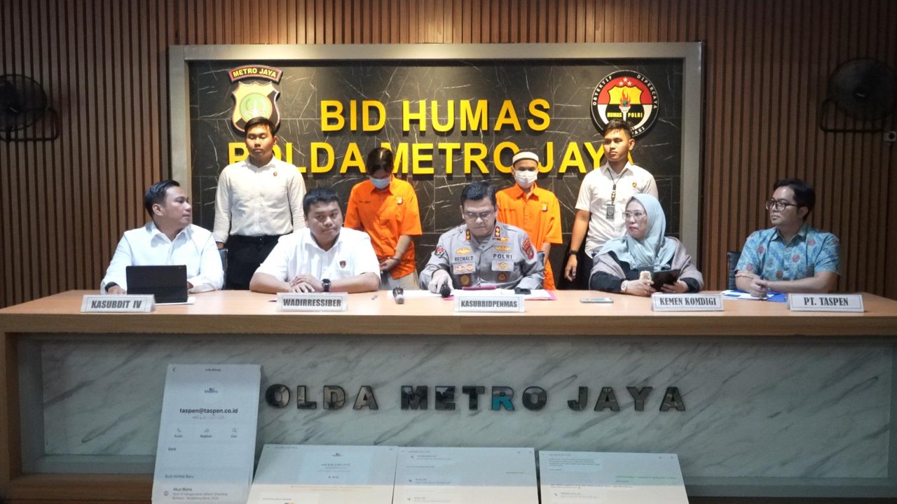 Tersangka penipuan atas nama TASPEN