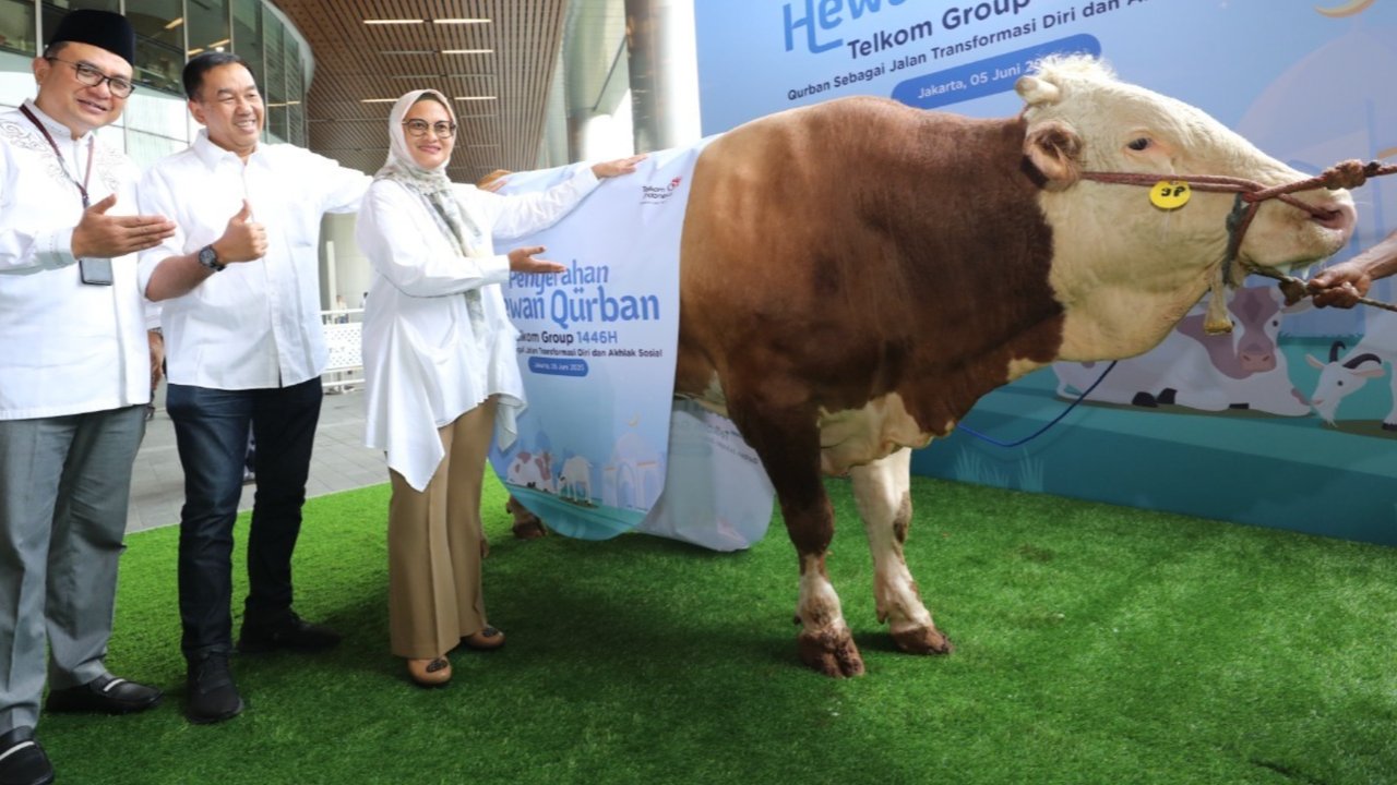 TelkomGroup bagikan hewan kurban