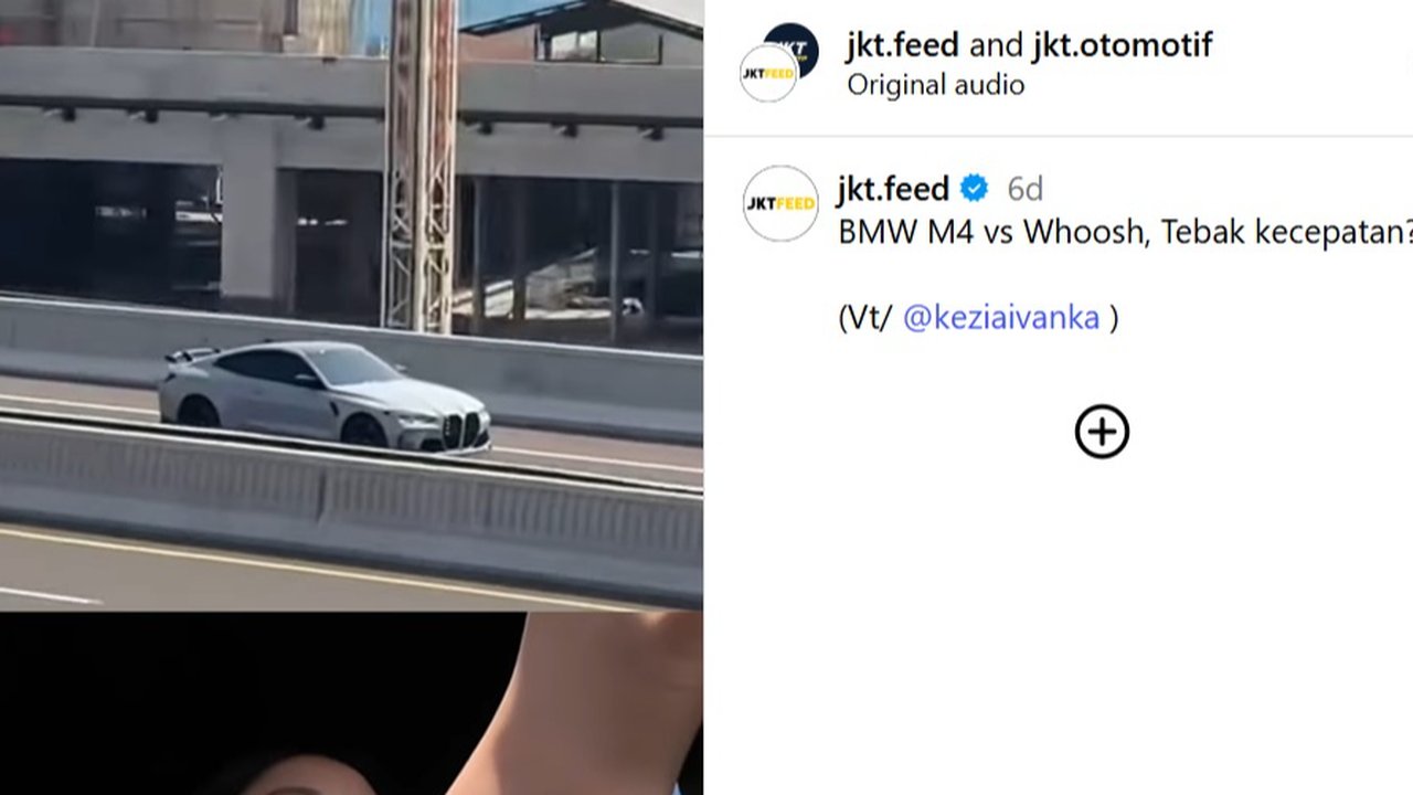 Viral Aksi Kebut-kebutan BMW di Tol MBZ vs Whoosh