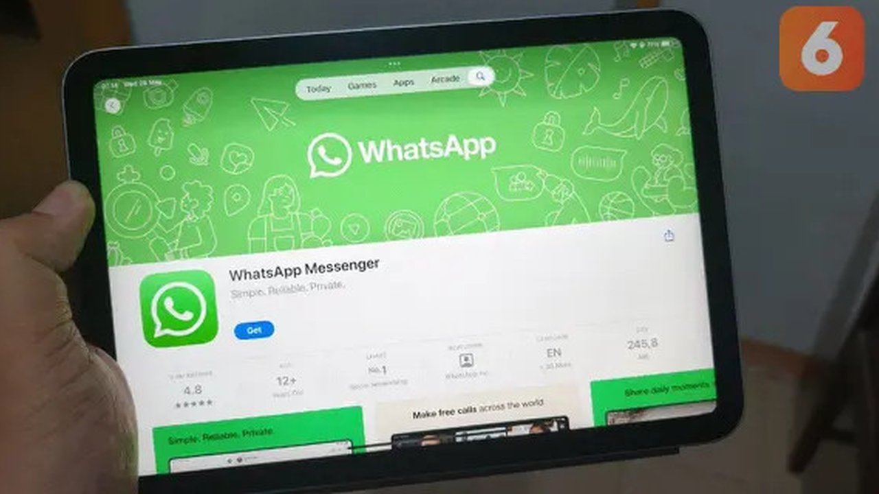 Aplikasi WhatsApp di ponsel Android (Liputan6.com/ Agustin Setyo Wardani)