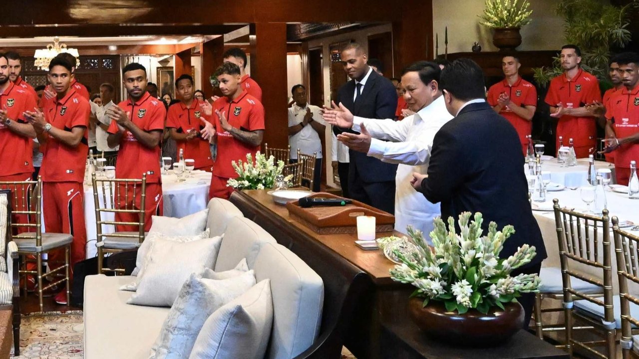 VIDEO: Erick Thohir Bocorkan Pesan Penting Prabowo ke Timnas, Hingga Merselino Nyanyi