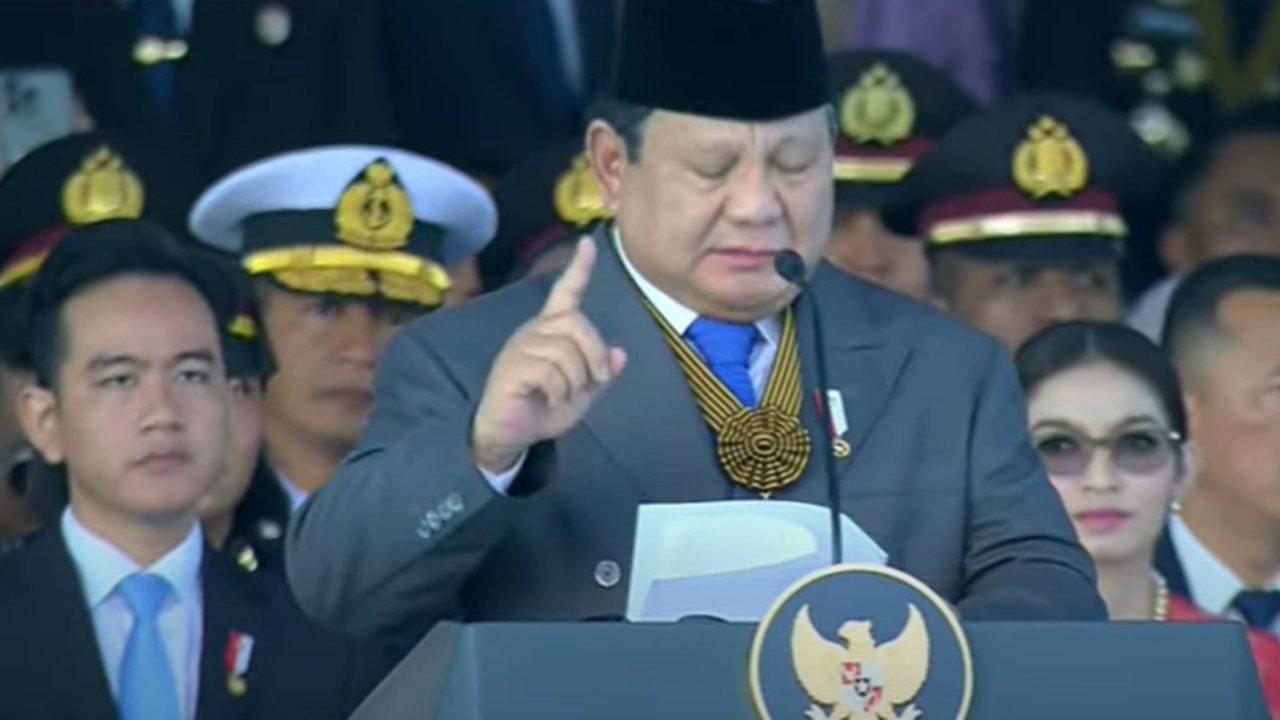 Presiden Prabowo di HUT Polri: Jangan Mau Dirusak Siapapun!