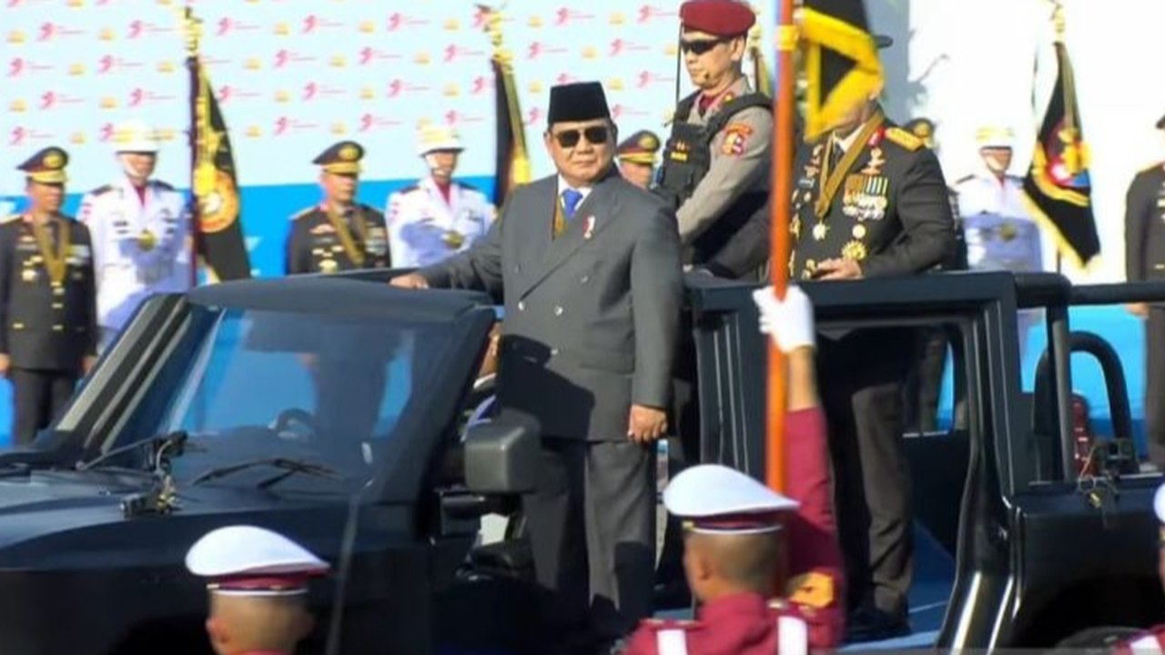 Presiden Prabowo dan Wapres Gibran hadiri HUT Bhayangkara