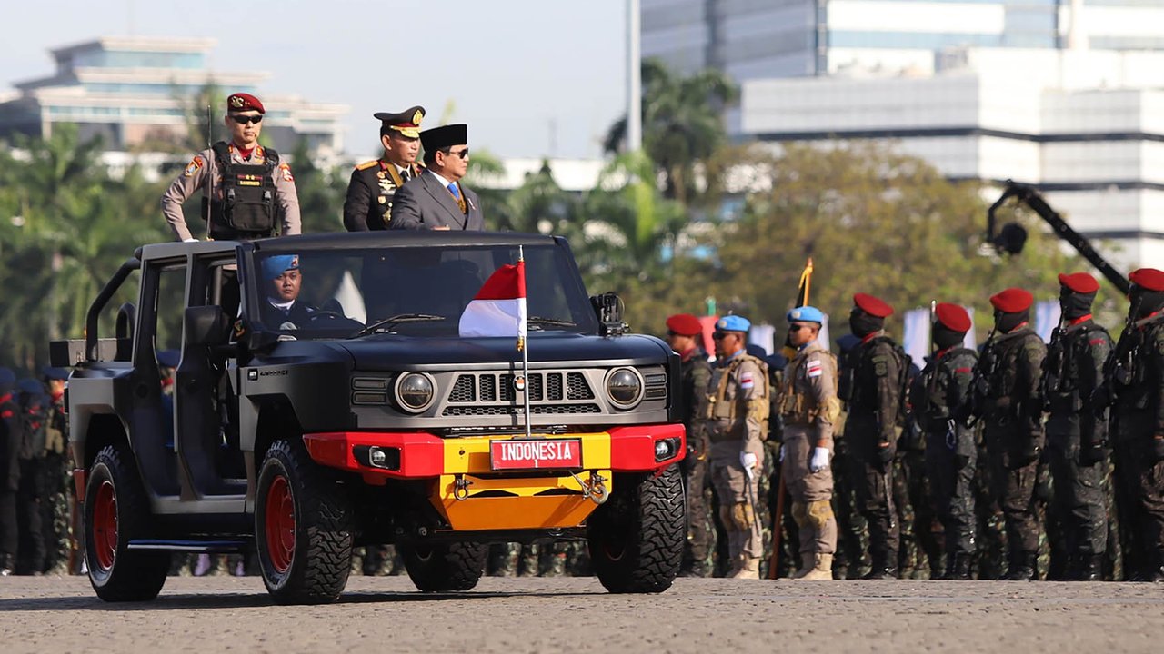 VIDEO: Pesan Tegas Prabowo Depan Kapolri di HUT Bhayangkara 