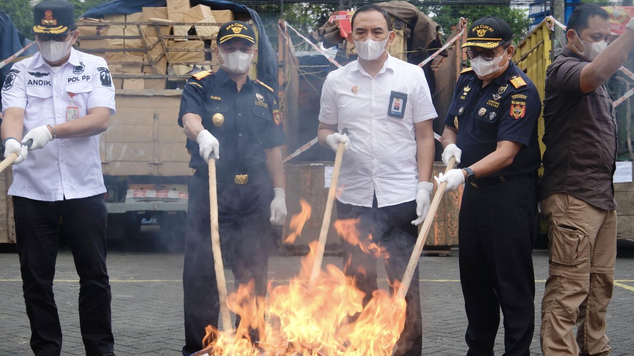 Mengenal Satgas Nasional Perangi Barang Kena Cukai Ilegal