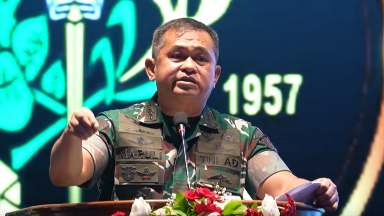 Merinding Pesan Kasad Jenderal Maruli di Depan Taruna Akmil