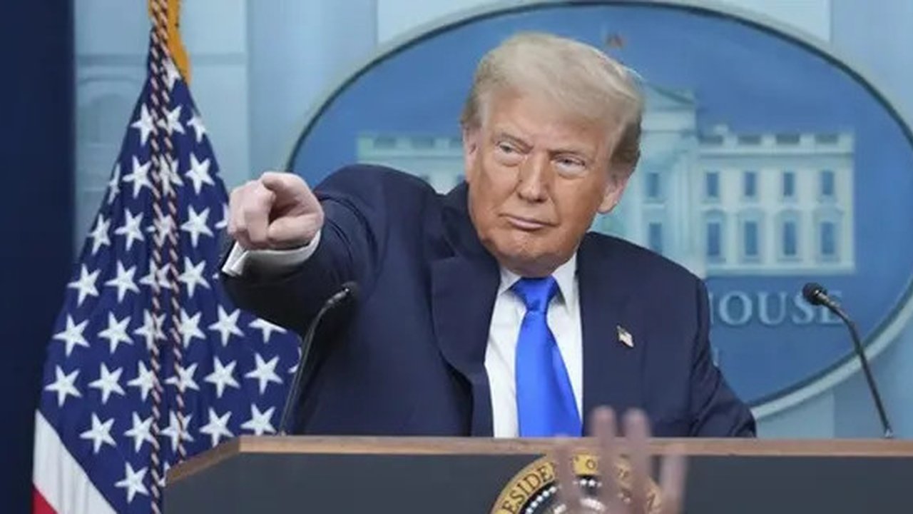 Presiden Amerika Serikat Donald Trump di Gedung Putih, Kamis (12/6/2025). (Dok. AP/Alex Brandon)