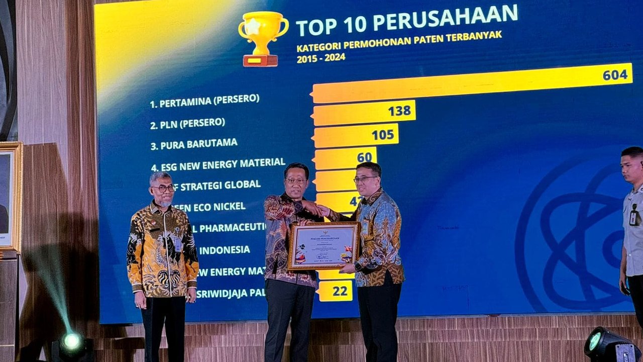 Pertamina raih apresiasi Kekayaan Intelektual