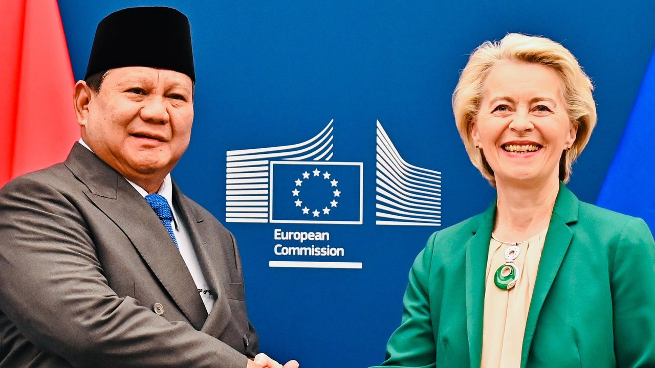 Prabowo Bertemu Presiden Komisi Eropa