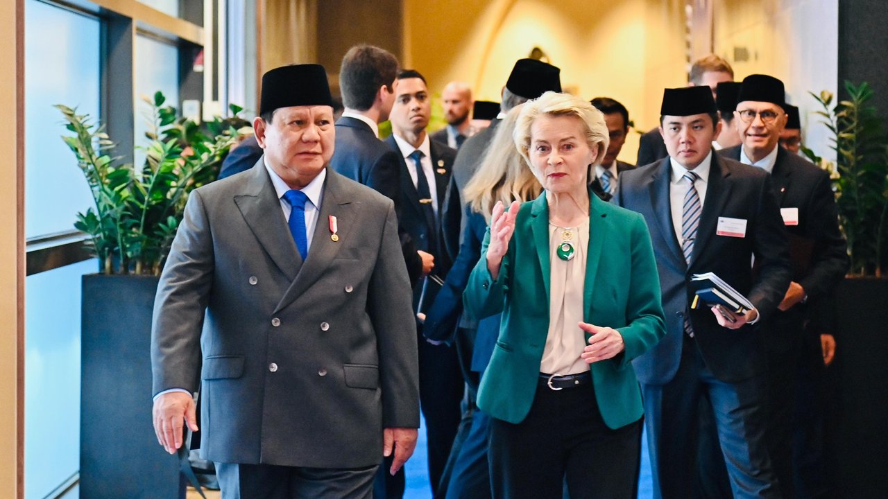 VIDEO: Prabowo Mengguncang Pidato di Uni Eropa, Jawab Elegan Dicecar Jurnalis Asing