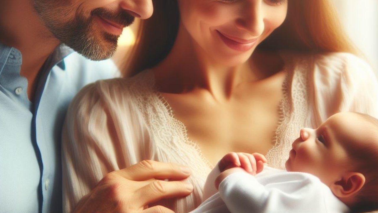 Ilustrasi Bayi dan Orangtua