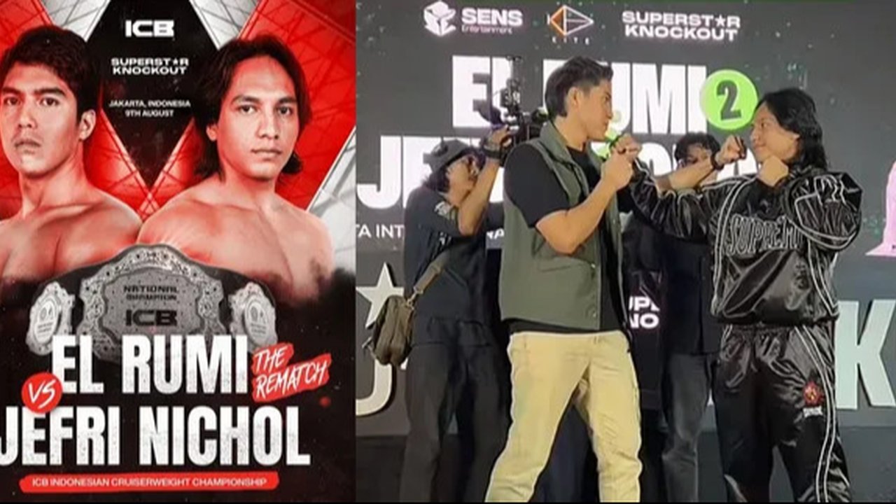 Tak Puas dengan Laga Sebelumnya, Jefri Nichol Siap Balas Dendam dan 'Tidurkan' El Rumi di Atas Ring