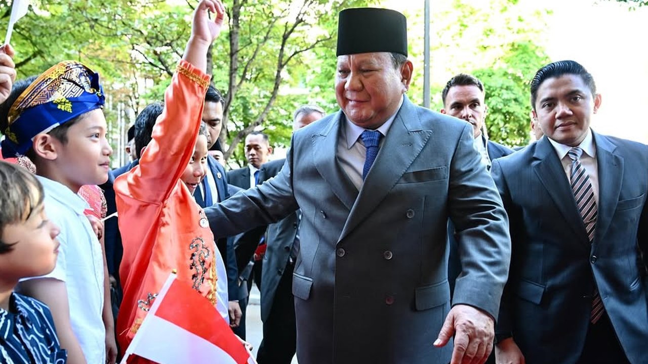 Presiden Prabowo dan Presiden Macron