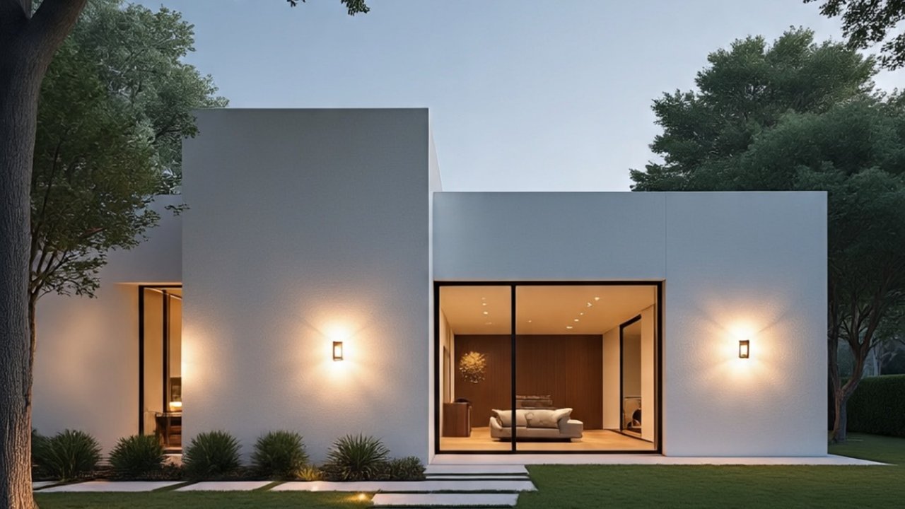 Ilustrasi Desain Rumah Tropis