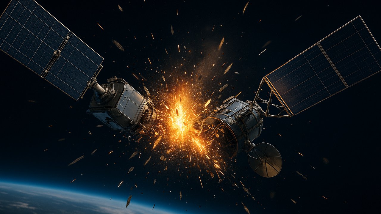 Berapa Kali Kejadian Satelit Tabrakan tak Sengaja di Luar Angkasa?