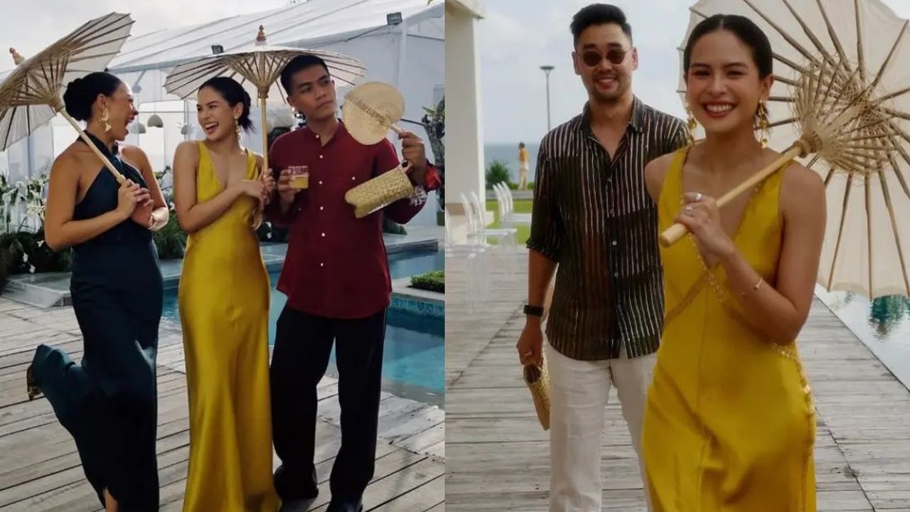 Gaya Kondangan Maudy Ayunda Terbaru