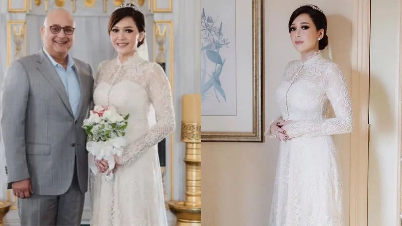 Model Kebaya Pernikahan Maia Estianty dan Irwan Mussry
