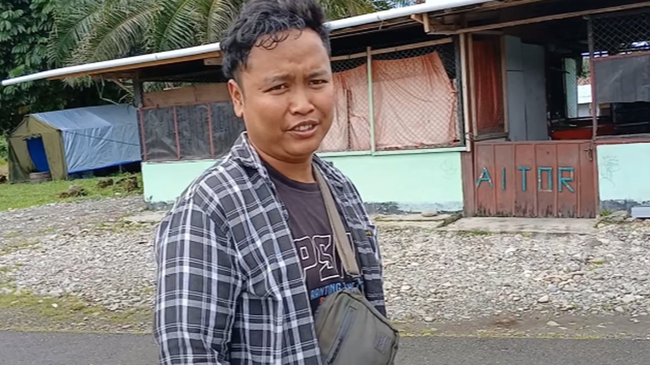 tukang sayur di timika