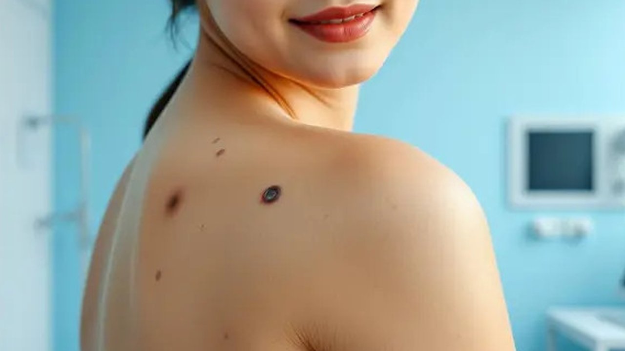 ciri tahi lalat berbahaya Ilustrasi dibuat AI