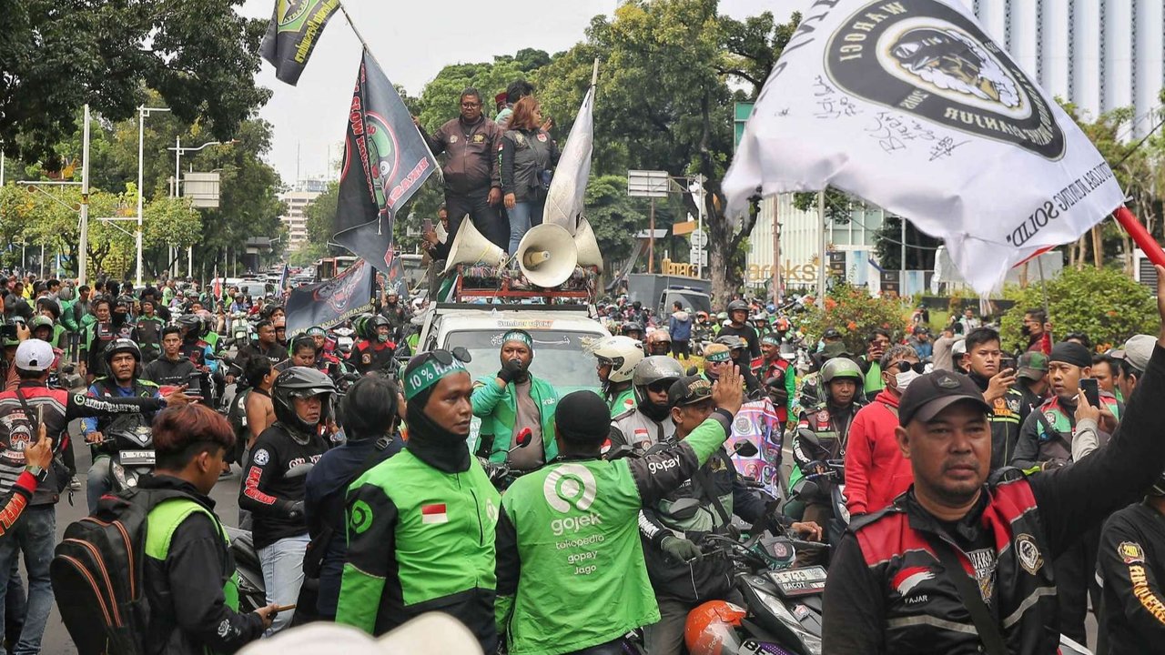 Catat! Titik dan Jam Demo Ojol di Jakarta, Jangan Sampai Terjebak Macet