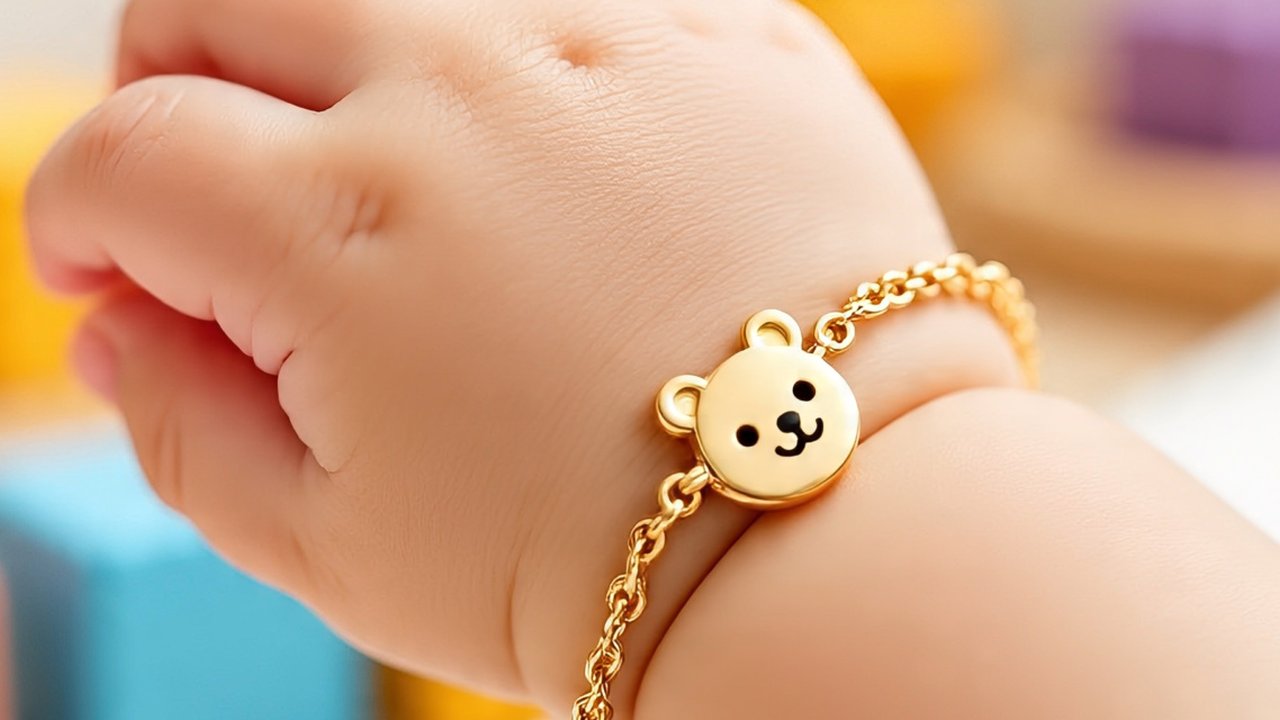 Gelang emas bayi