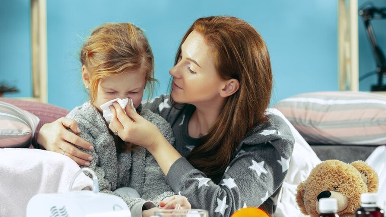 Ilustrasi Anak Sakit Pilek