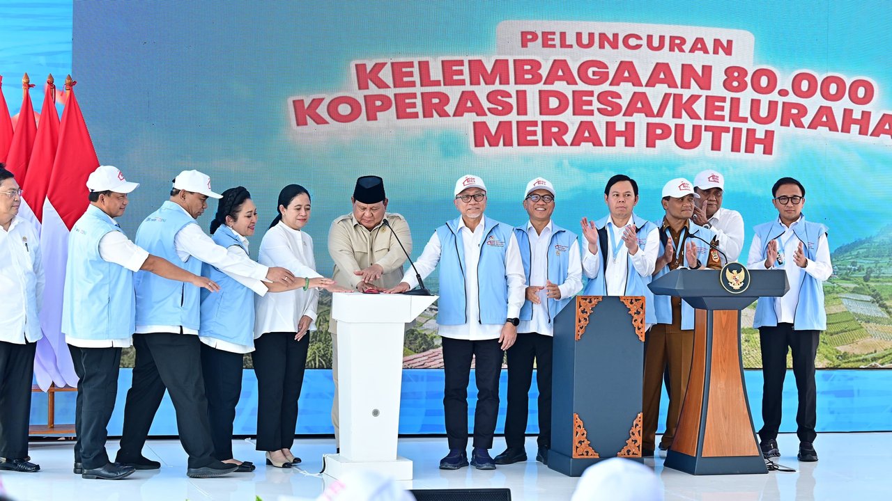 Peluncuran Kelembagaan 80.000 Kopdeskel Merah Putih