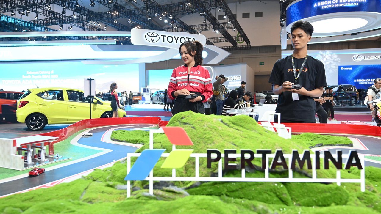 Booth Pertamina di GIIAS 2025.