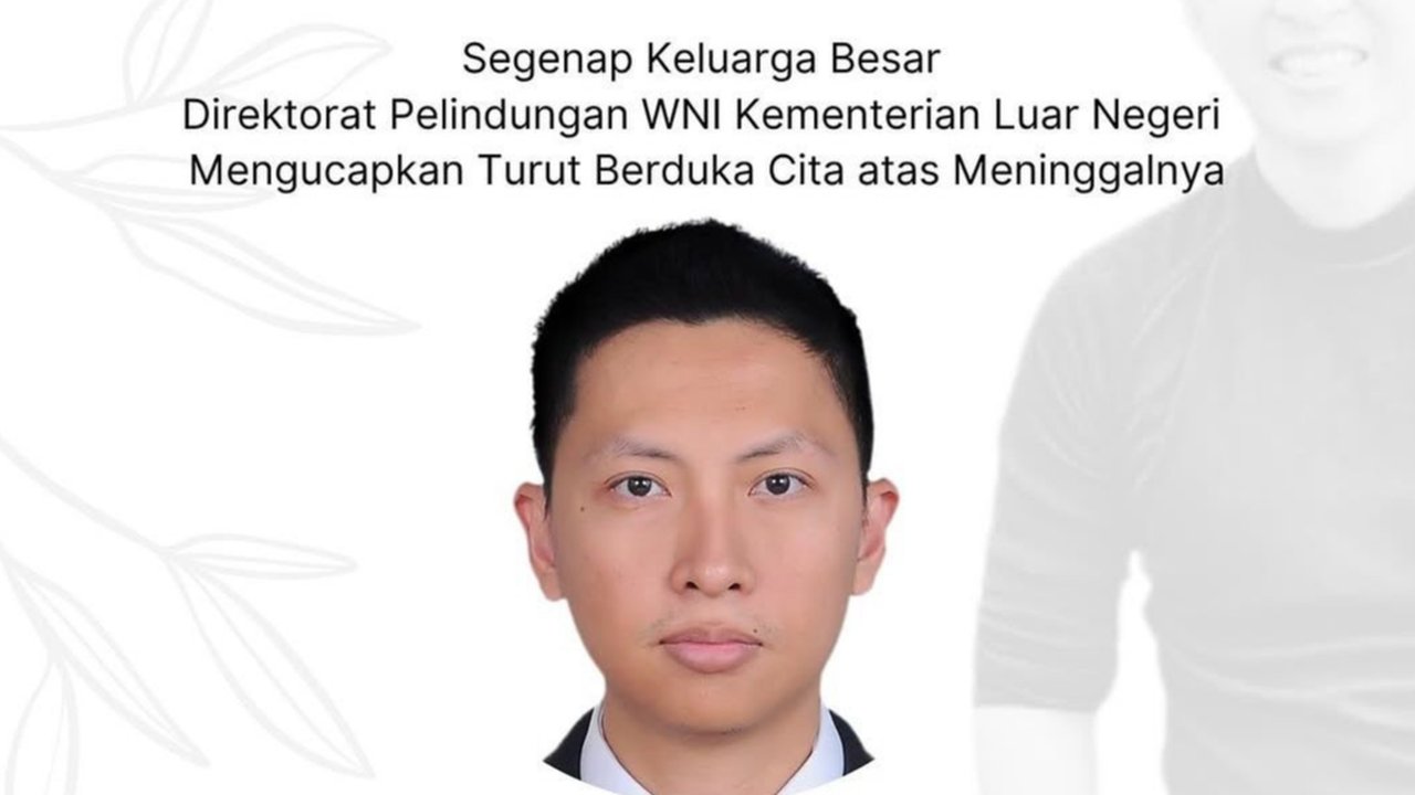 Diplomat Kemlu RI Arya Daru Pangayunan ditemukan meninggal di kamar kosnya di kawasan Gondangdia Kecil, Jakarta Pusat, Selasa (8/7/2025). (Foto: Instagram/@peduliwni)