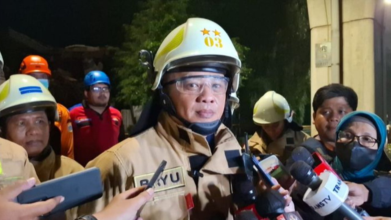 500 Kios Ludes Terbakar di Taman Puring, Gulkarmat DKI Pastikan Tak Ada Korban Jiwa