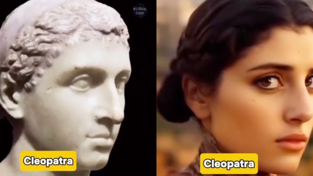 Begini Wajah Cleopatra hingga Firaun Direkayasa AI, Penampakannya Bikin Takjub