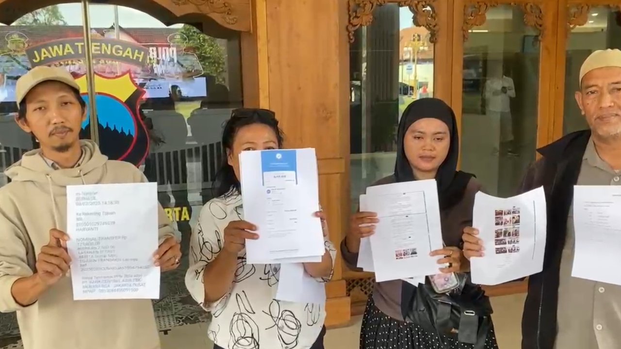 Merasa Ditipu, Puluhan Calon Mitra Penyedia MBG Geruduk Polresta Surakarta