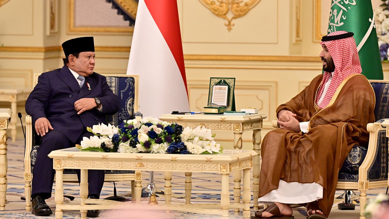 Prabowo dan Pangeran MBS Teken MoM Dewan Koordinasi Tertinggi Indonesia–Arab Saudi