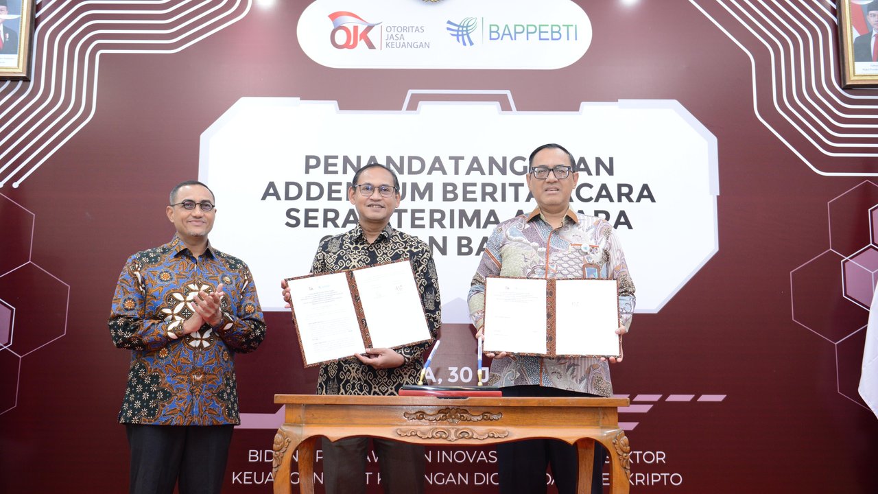 OJK dan Bappebti Lakukan Peralihan Pengawasan Aset Kripto