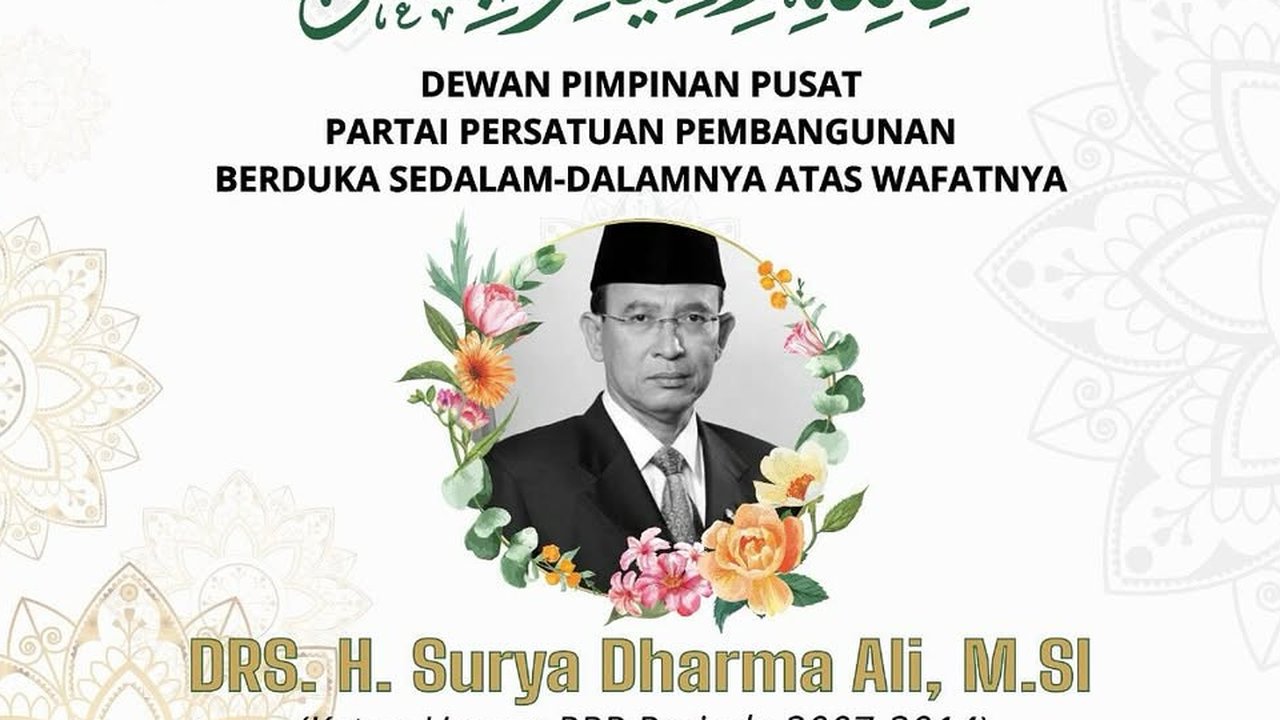 Jenazah Suryadharma Ali Batal Dimakamkan di Bekasi, Lokasi Pindah ke Kalibata