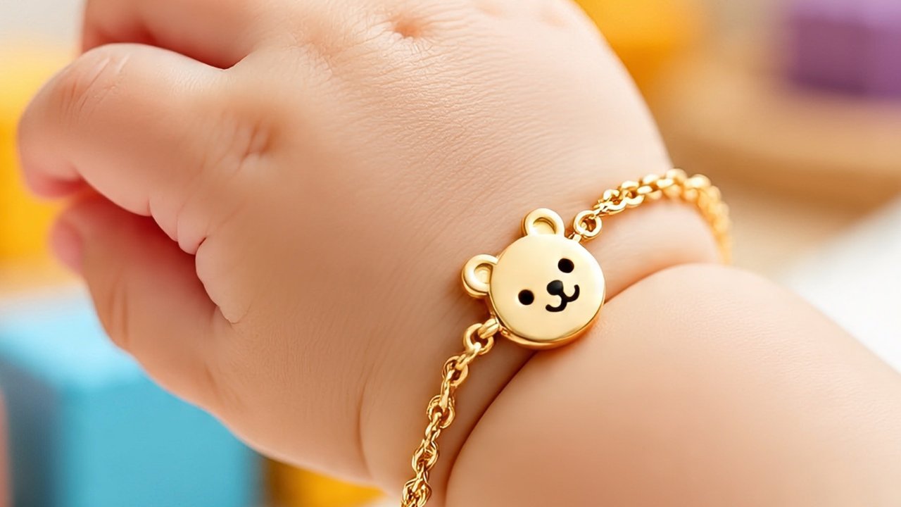 Gelang emas bayi