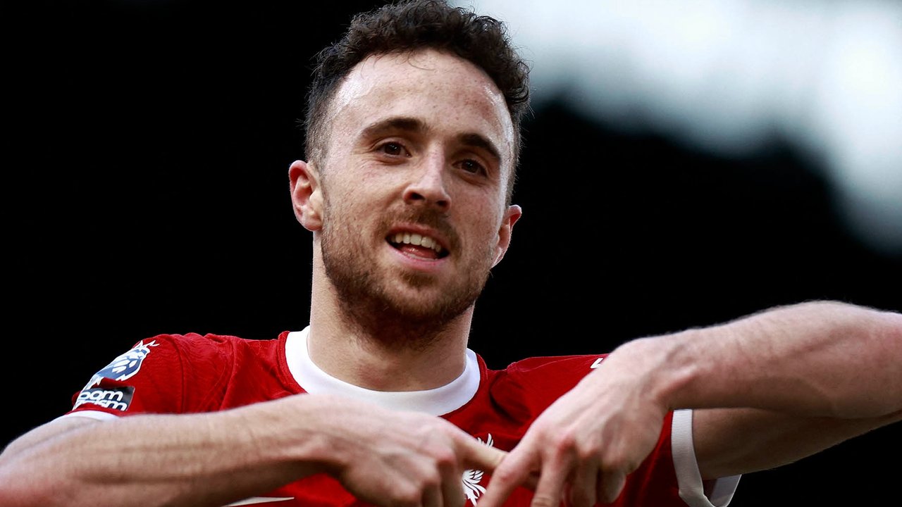 Striker Liverpool asal Portugal Diogo Jota , (21/04/2025.
AFP/ Benjamin Cremel