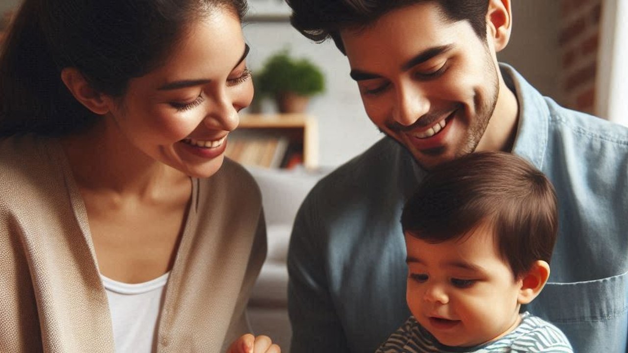 Ilustrasi Anak dan Orangtua Berbicara