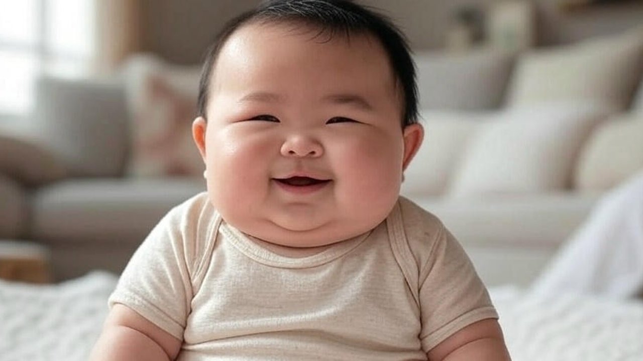 Ilustrasi Bayi Obesitas